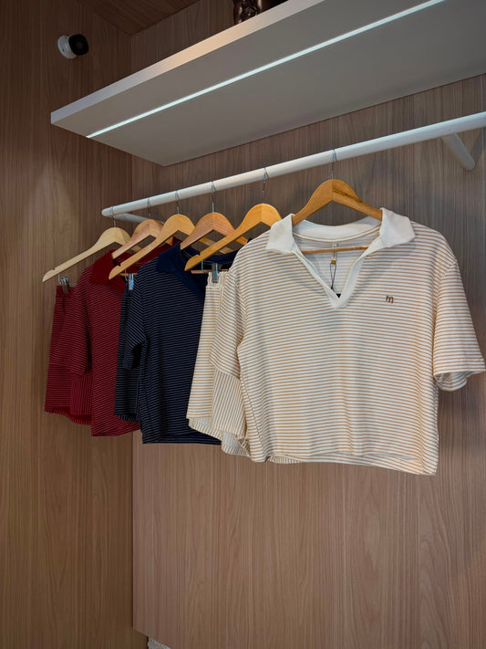 Conjunto Listrado Polo - cores