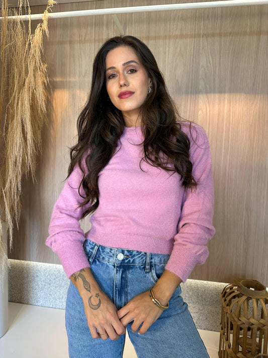 Tricô Rosa Blush