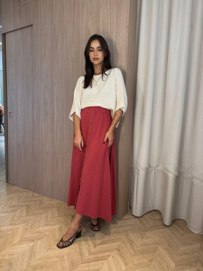 Saia Ambicione c/botões - cores