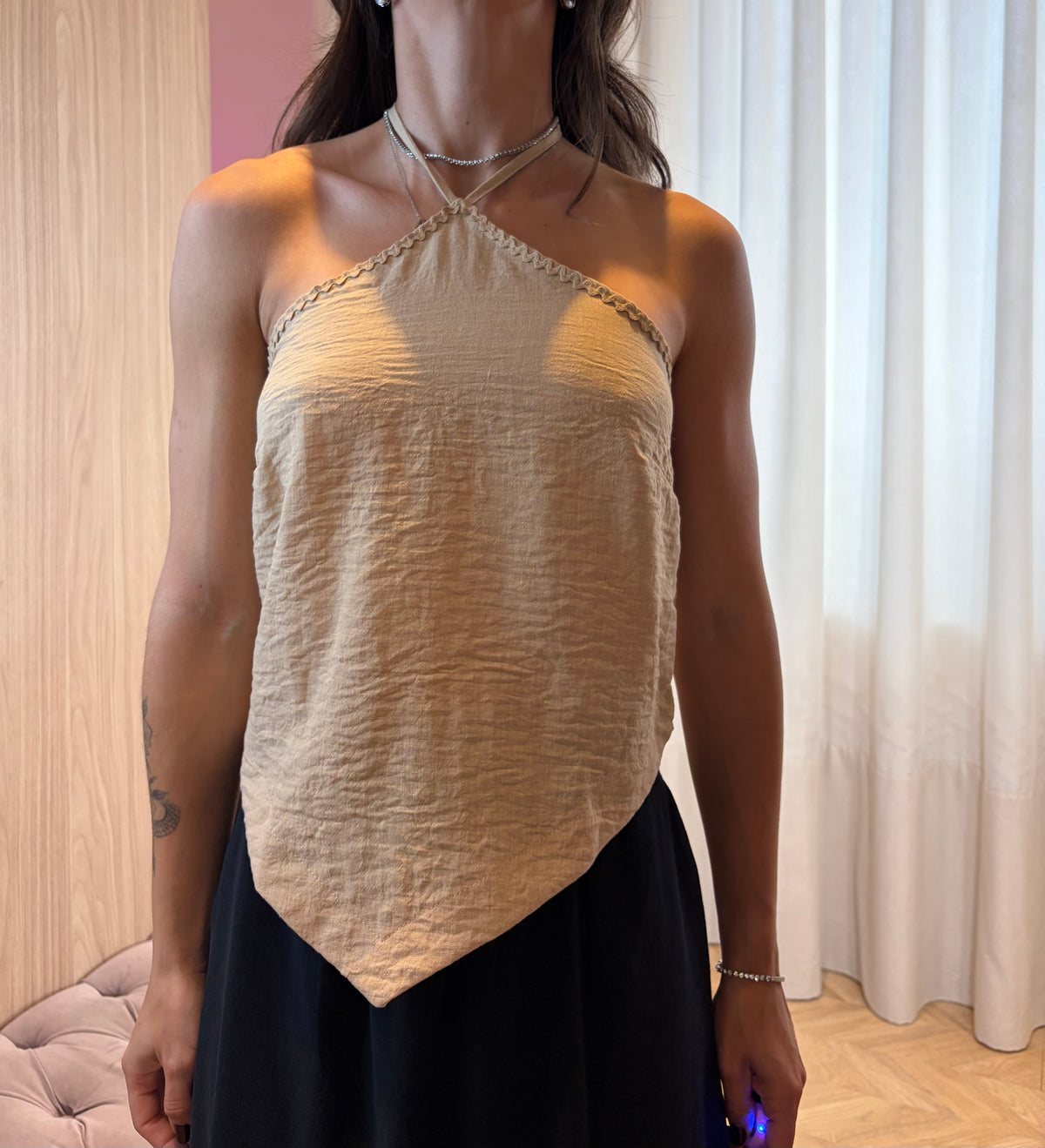 blusa dec halter cruzado- cores