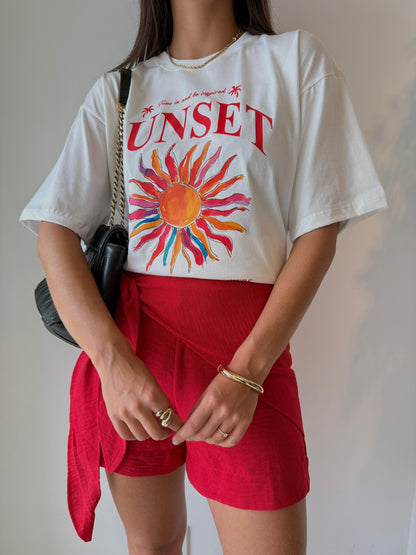 T-shirt Sunset - cores