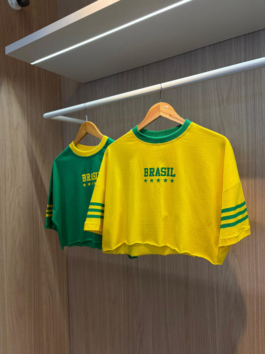 Cropped Brasil - cores