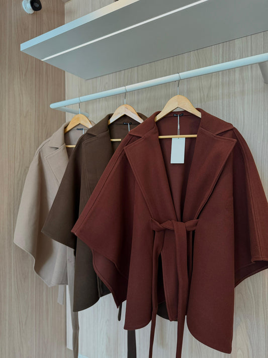 Capa em lã batida - cores