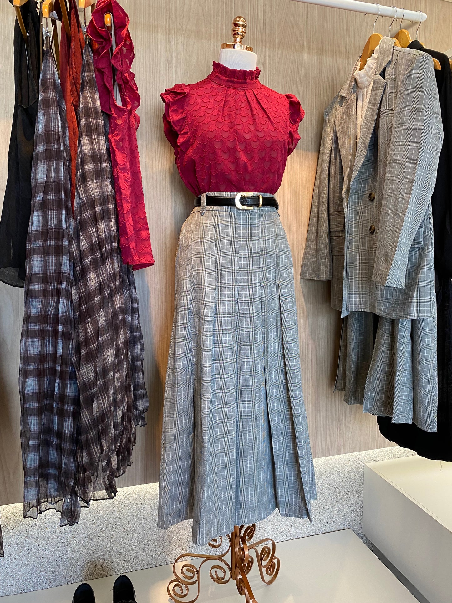 Saia Xadrez c/ pregas Urban