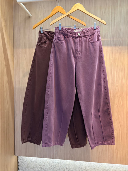 Calça Balloon Sarja - cores