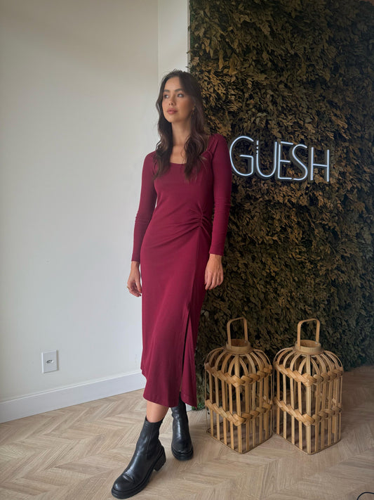 Vestido Canelado Ágata - cores