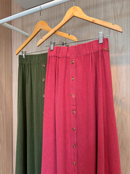 Saia Ambicione c/botões - cores