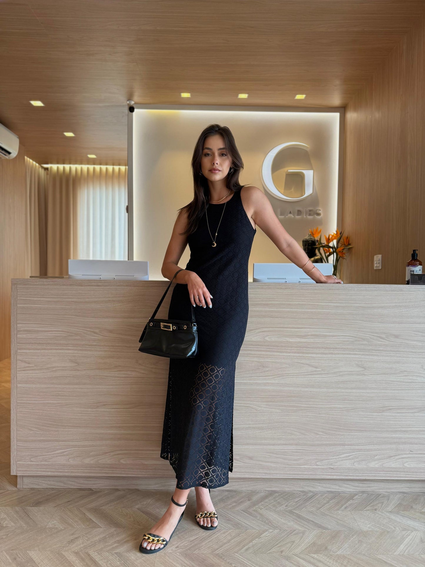 Vestido Midi Malta Renda - cores