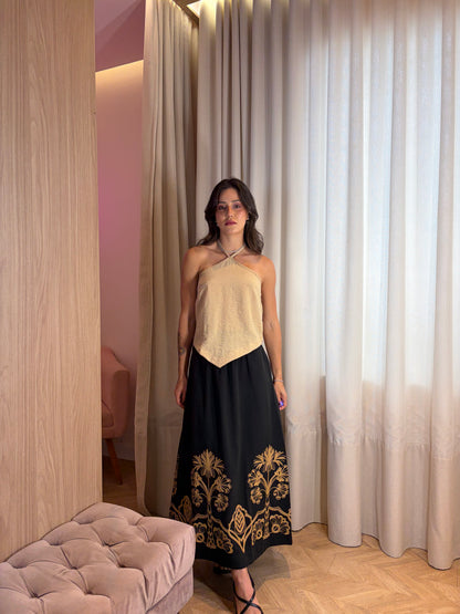 blusa dec halter cruzado- cores