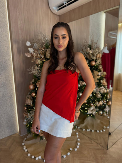 Short Saia Drapeado Malta - cores