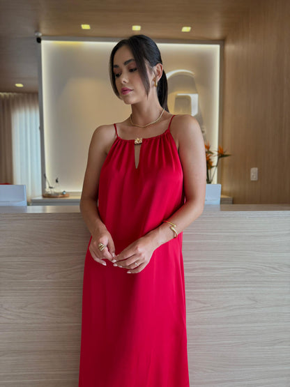 Vestido Amplo Carmim Summer