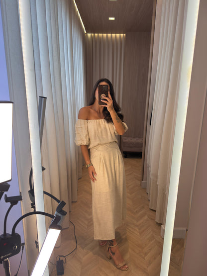 Saia Gêmeos c/cós trançado - cores