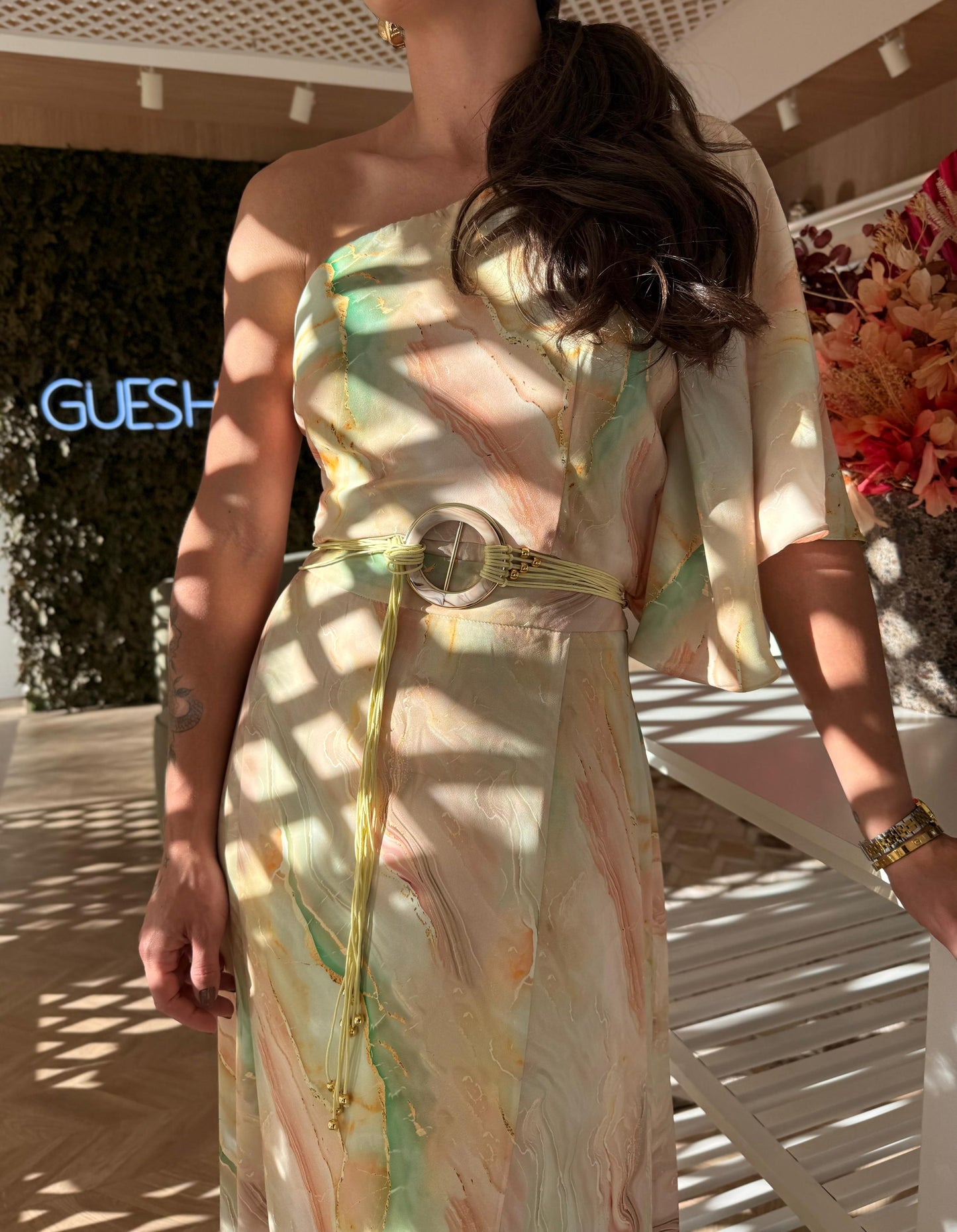 Vestido Manga Única Primavera