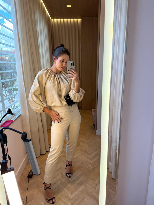 Calça Drapeada Loraine - cores