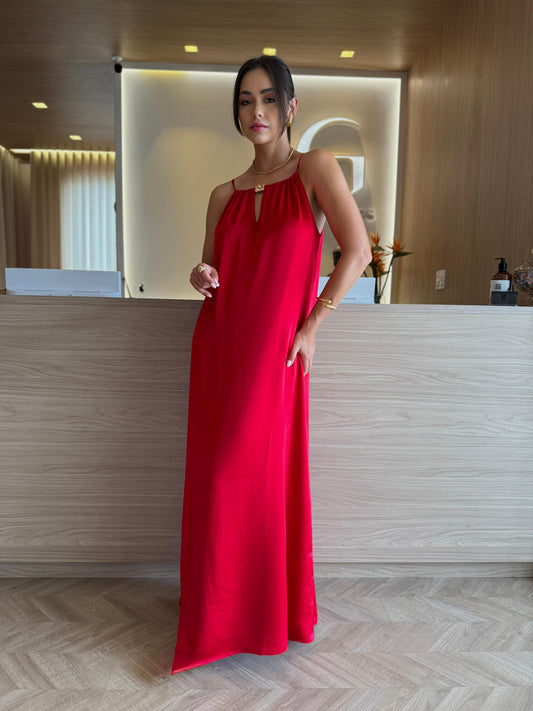 Vestido Amplo Carmim Summer