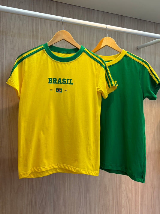 T-shirt Brasil - cores