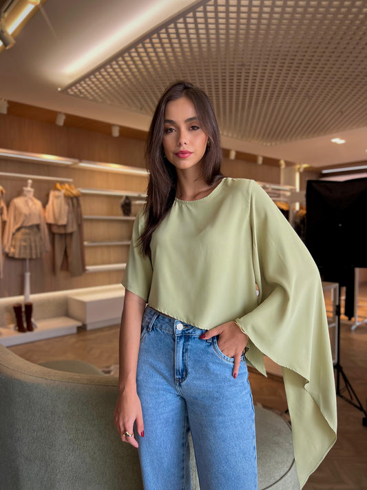 Bata Assimétrica Louise - cores