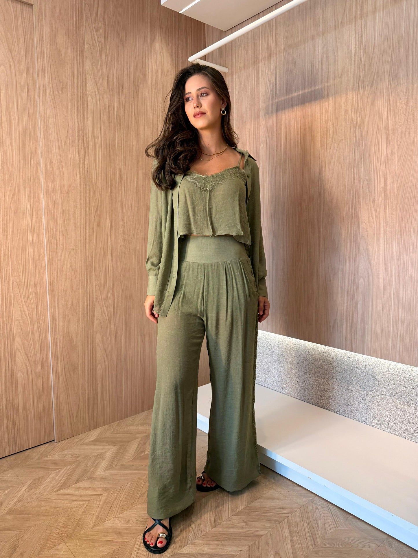 Calça c/ renda Cairo - cores
