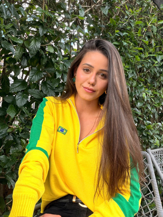 Tricô polo Brasil