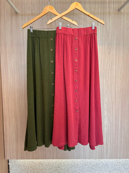 Saia Ambicione c/botões - cores