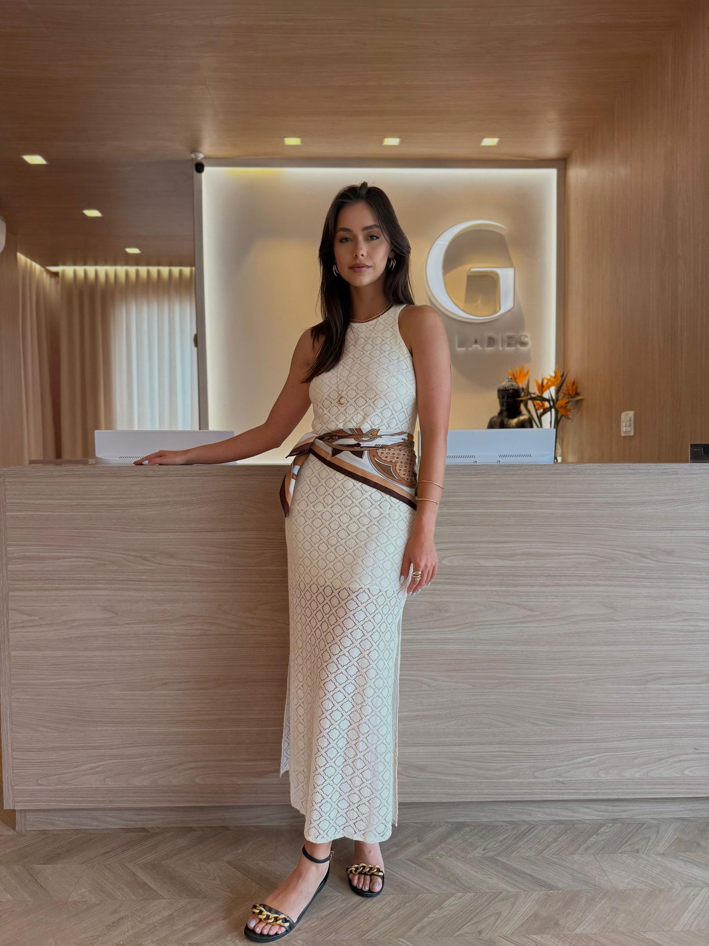 Vestido Midi Malta Renda - cores