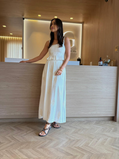 Saia Bordada Celeste - cores