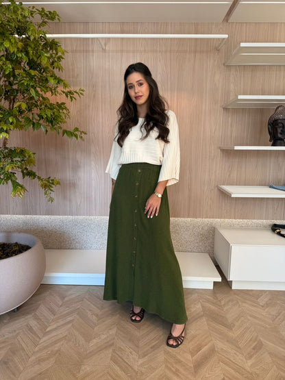 Saia Ambicione c/botões - cores