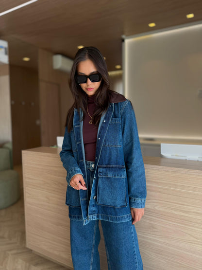 Parka Jeans Estonada Outono