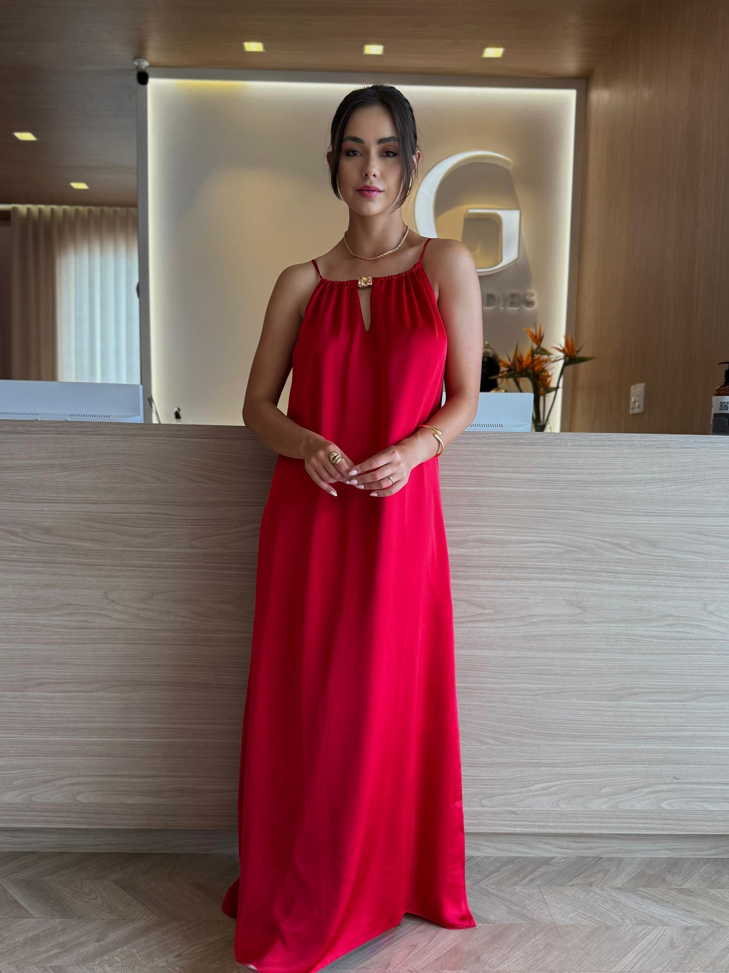 Vestido Amplo Carmim Summer