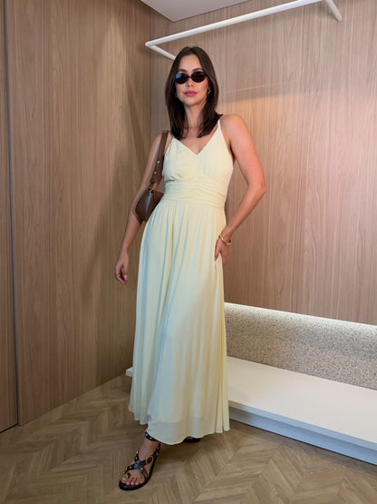 Vestido Caetana Manteiga