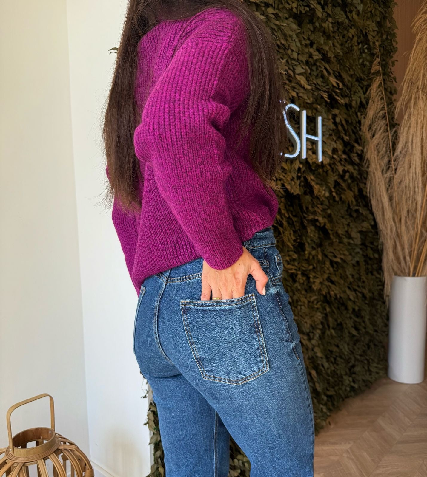 Jeans Wide Escura Ramona
