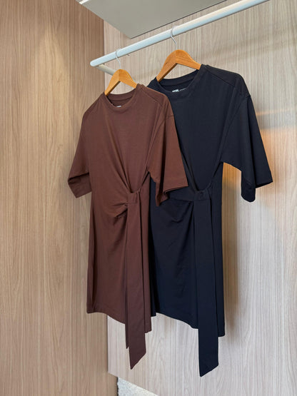 Vestido Curto c/ nó Outono - cores