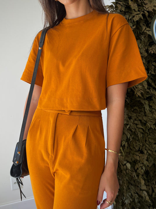 T-shirt Cropped - cores