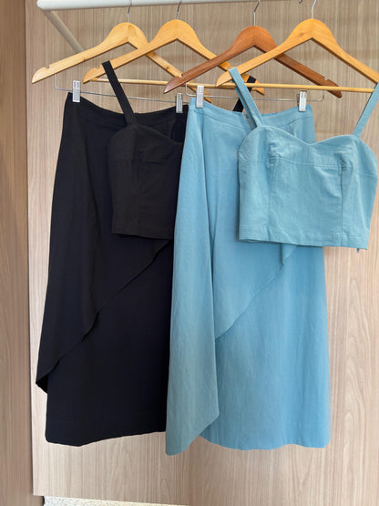 Saia em camadas - cores