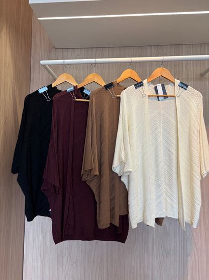 Kimono em Tricô- Cores