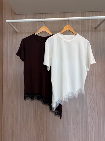 T-shirt barra Renda - cores