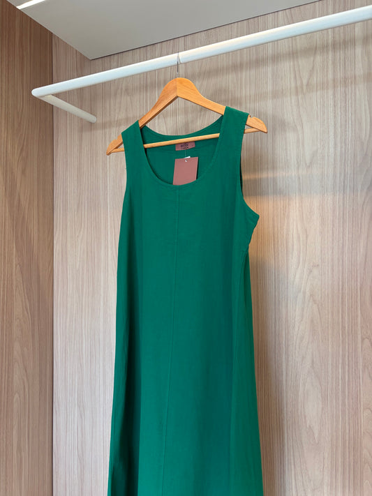 Vestido Amplo Folha Ambi