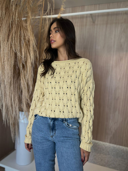 Tricô Butter Yellow
