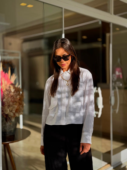 Camisa Cargo Branca Hailey