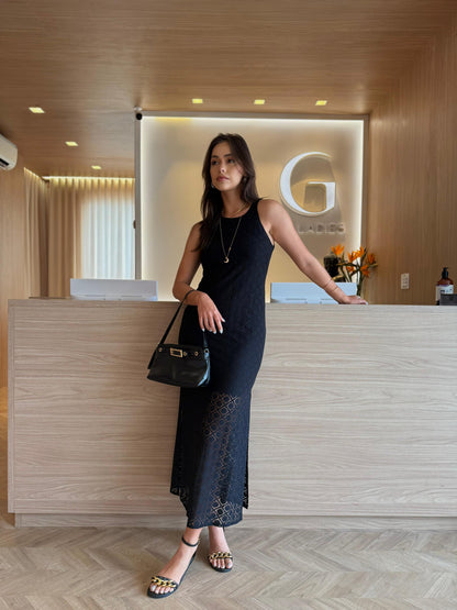 Vestido Midi Malta Renda - cores