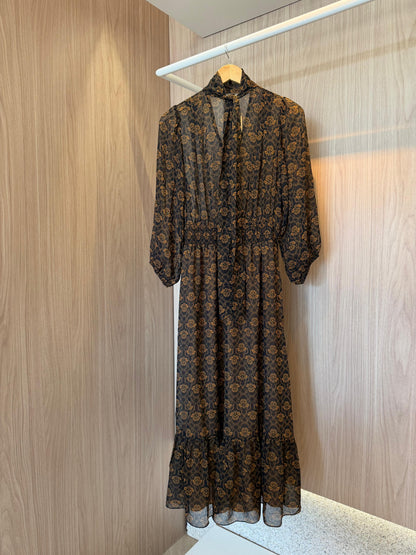 Vestido Longo Jardim da noite