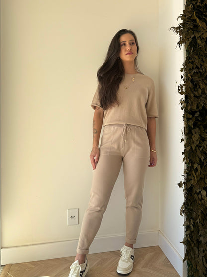 Calça Tricô Ambicione Barra Italiana - cores