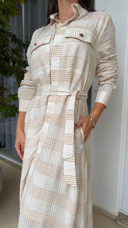 Chemise Linho Natural Marjorie