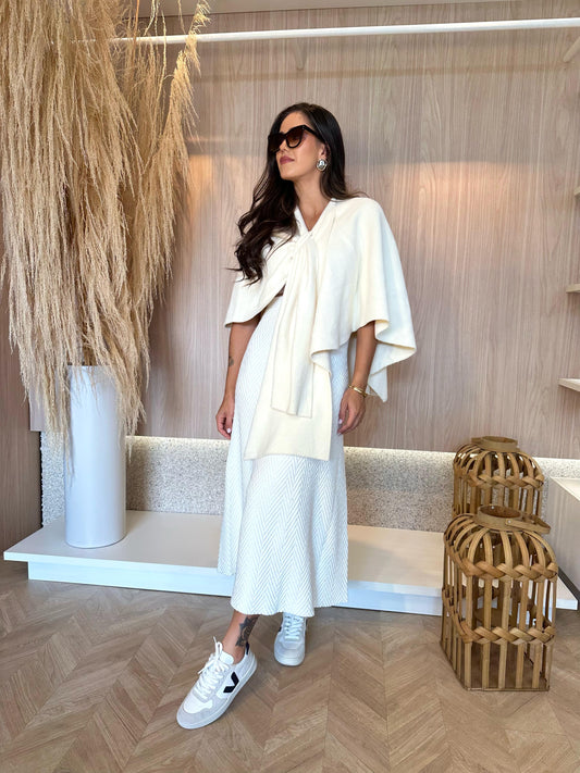 Saia Evasê Texturizada off