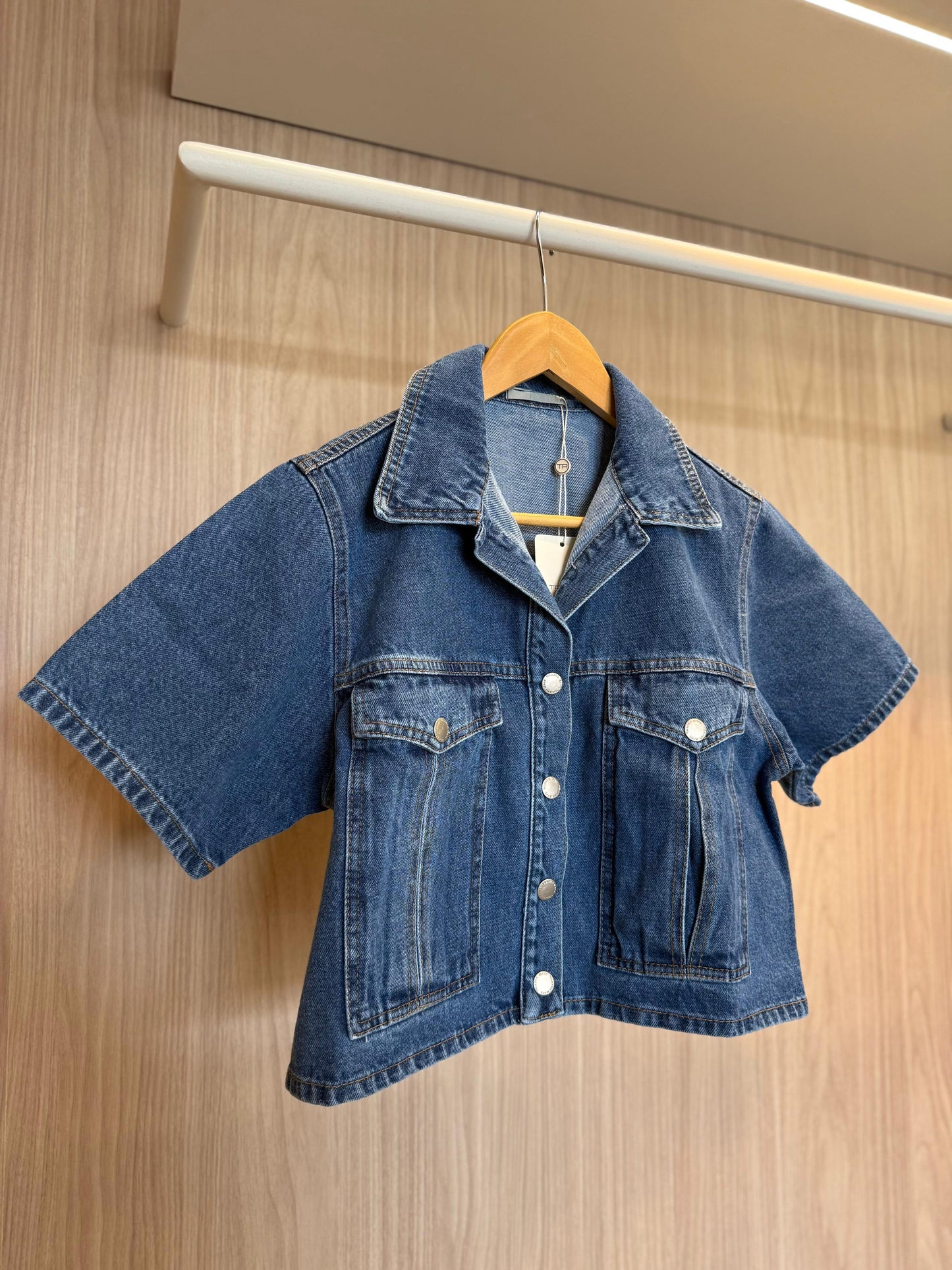 Camisa Jeans Média Fall