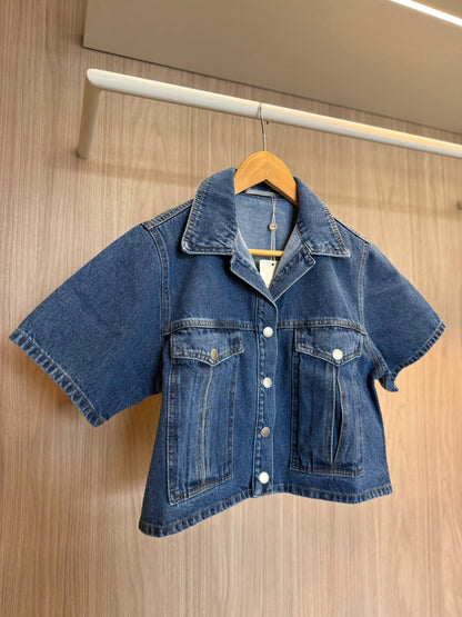 Camisa Jeans Média Fall