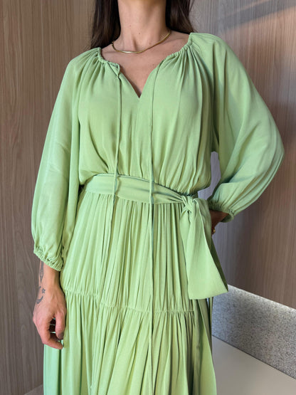 Vestido Mint c/faixa