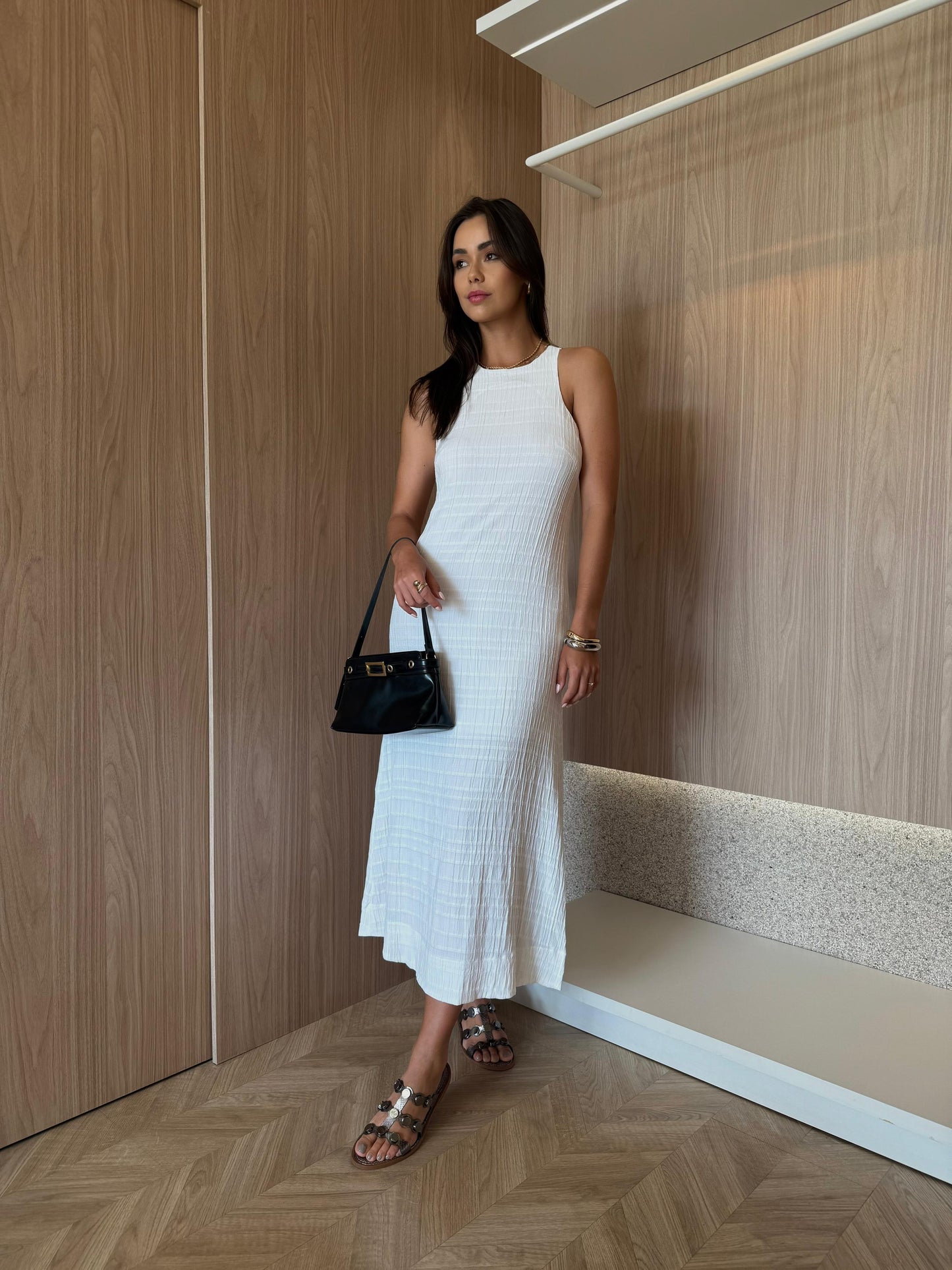 Vestido Texturizado Elisa - cores