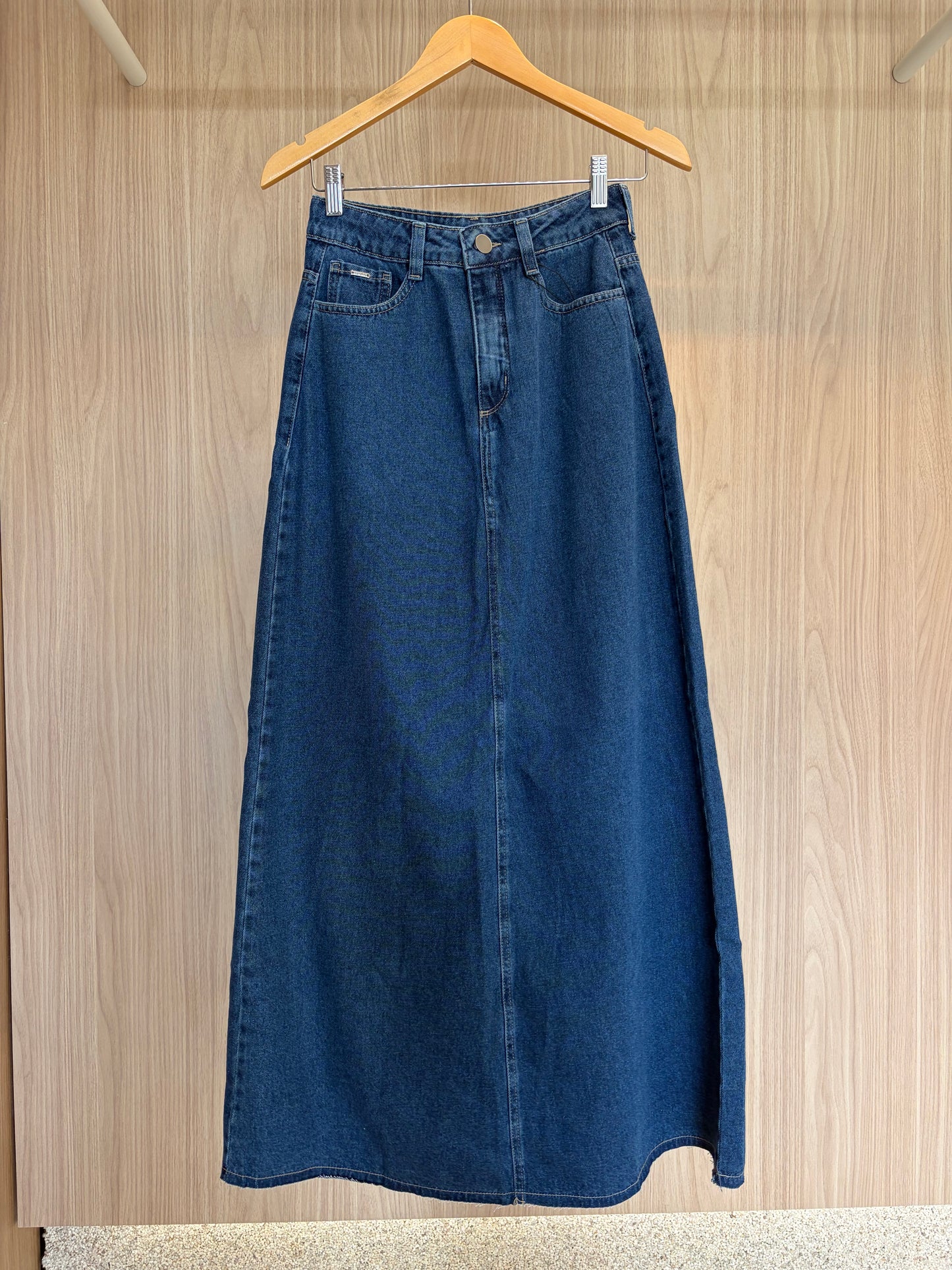 Saia Longa Jeans Jenna