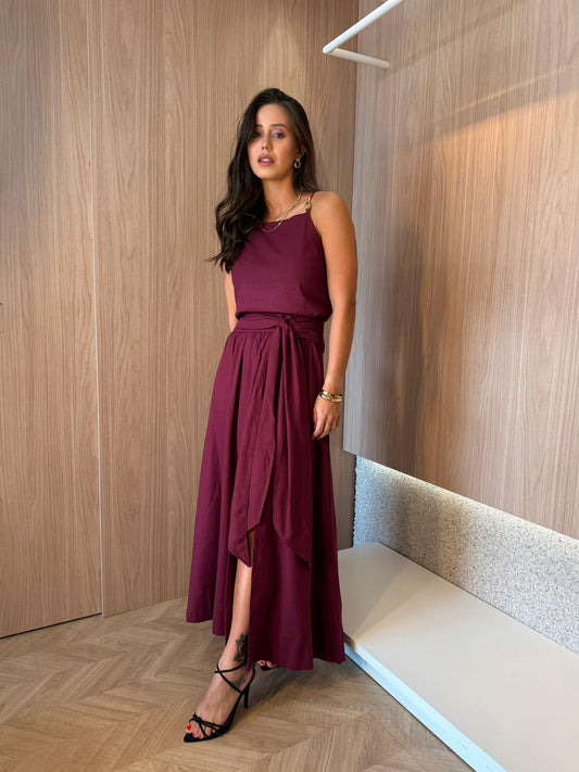 Saia Linho Isla - cores